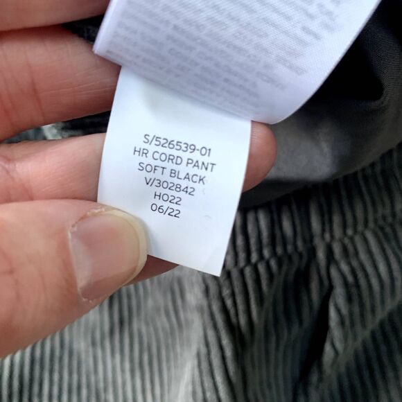 GAP Baggy Corduroy Pants Elastic Waist Women's XL Gray Wide Pull On Pleated NWT - Picture 7 of 10